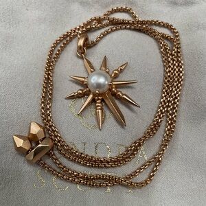 Kendra Scott Sunburst Pendant with Pearl